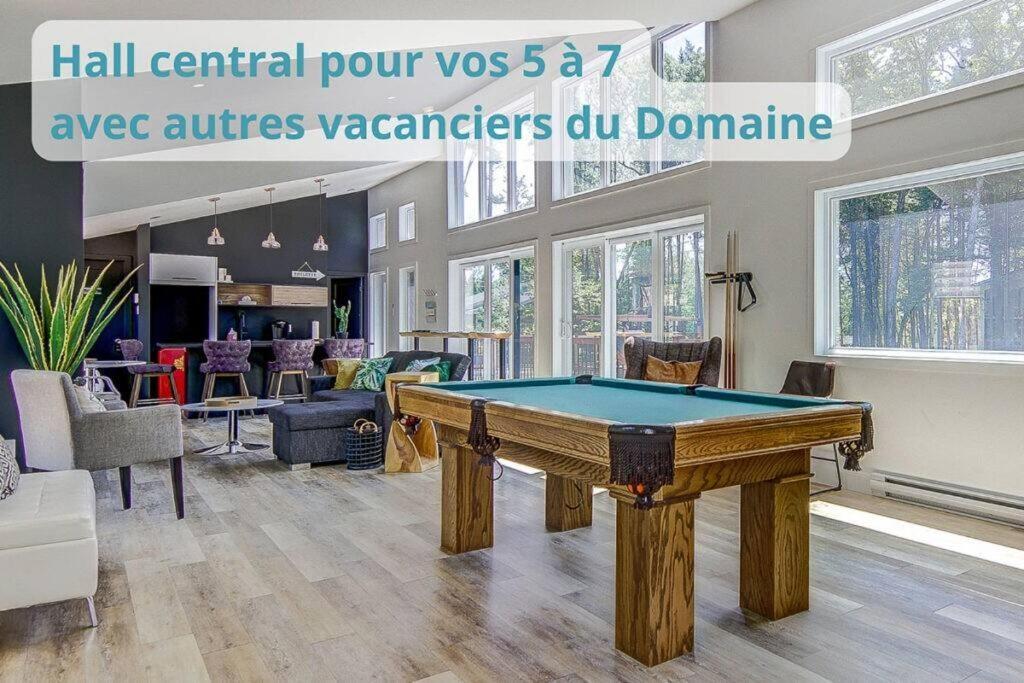 Nouveau - Chalet Moderne - Spa, Piscine & Sauna! Pont-Rouge Eksteriør billede
