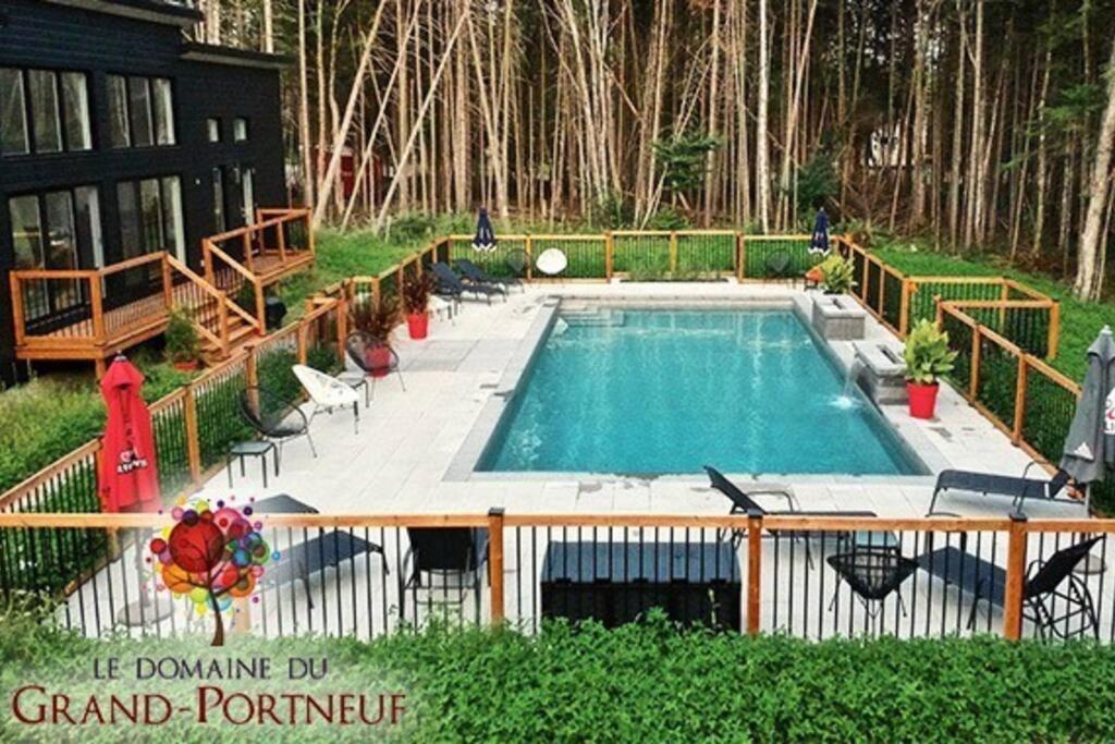 Nouveau - Chalet Moderne - Spa, Piscine & Sauna! Pont-Rouge Eksteriør billede