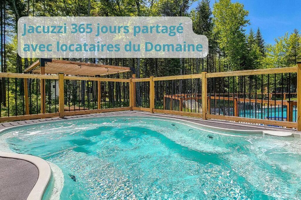 Nouveau - Chalet Moderne - Spa, Piscine & Sauna! Pont-Rouge Eksteriør billede